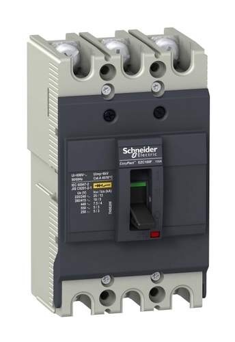 Силовой автомат Schneider Electric Easypact EZC 100, TM-D, 10кА, 3P, 25А