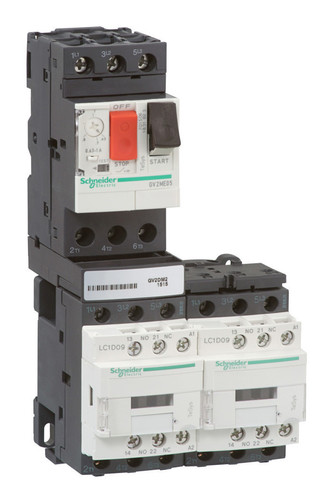 Пускатель Schneider Electric TeSys GV2DM 0.63А, 0.25кВт 400/230В