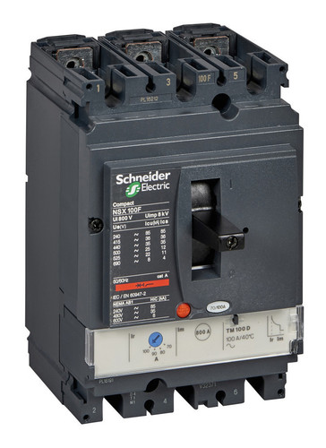 Силовой автомат Schneider Electric Compact NSX 100, TM-D, 36кА, 3P, 25А