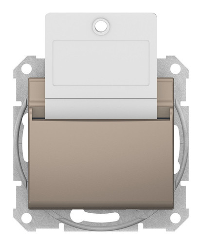 Карточный выключатель Schneider Electric SEDNA, механический, титан