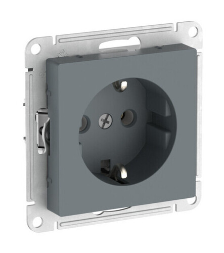 Systeme Electric AtlasDesign Грифель Розетка с заземлением, 16А, мех., быстрозажим. клем.