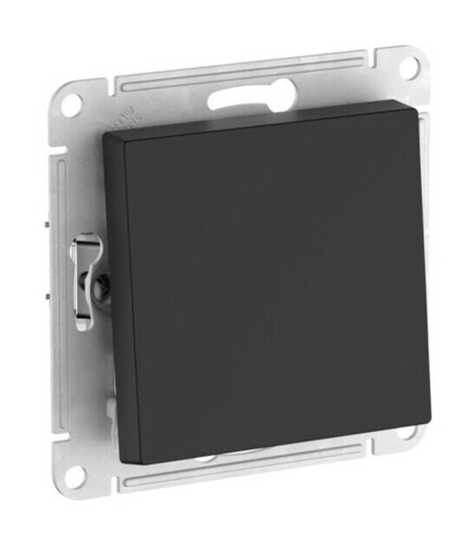 Systeme Electric AtlasDesign Карбон Переключатель 1-клавишный, сх.6, 10АХ, мех., быстрозажим. клем.