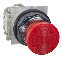 Кнопка Harmony 30 мм, 230В, IP66, Красный