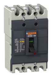 Силовой автомат Easypact EZC 100, TM-D, 30кА, 3P, 32А