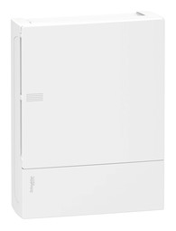 Распределительный шкаф MINI PRAGMA, 24 мод., IP40, навесной, пластик, белая дверь, с клеммами