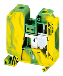 Клемма для заземления с винтовым зажимом TERMINAL 35 мм², желто-зеленый, NSYTRV352PE