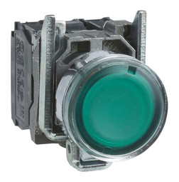 Кнопка Harmony 22 мм, IP66, Зеленый