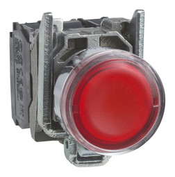 Кнопка Harmony 22 мм, 250В, IP66, Красный