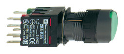Кнопка Harmony 16 мм, 24В, IP65, Зеленый