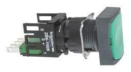 Кнопка Harmony 16 мм, IP65, Зеленый
