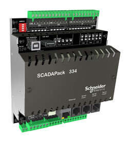 SCADAPack 334 RTU,4 потока/GT/PMX,Ladders,24В,реле,2 A/O