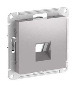 Systeme Electric AtlasDesign Алюминий Накладка для информационных функций типа Keystone