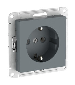 Systeme Electric AtlasDesign Грифель Розетка с заземлением, 16А, мех., быстрозажим. клем.